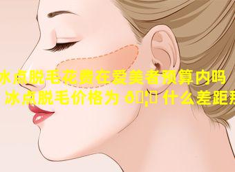 冰点脱毛花费在爱美者预算内吗「冰点脱毛价格为 🦄 什么差距那么大」